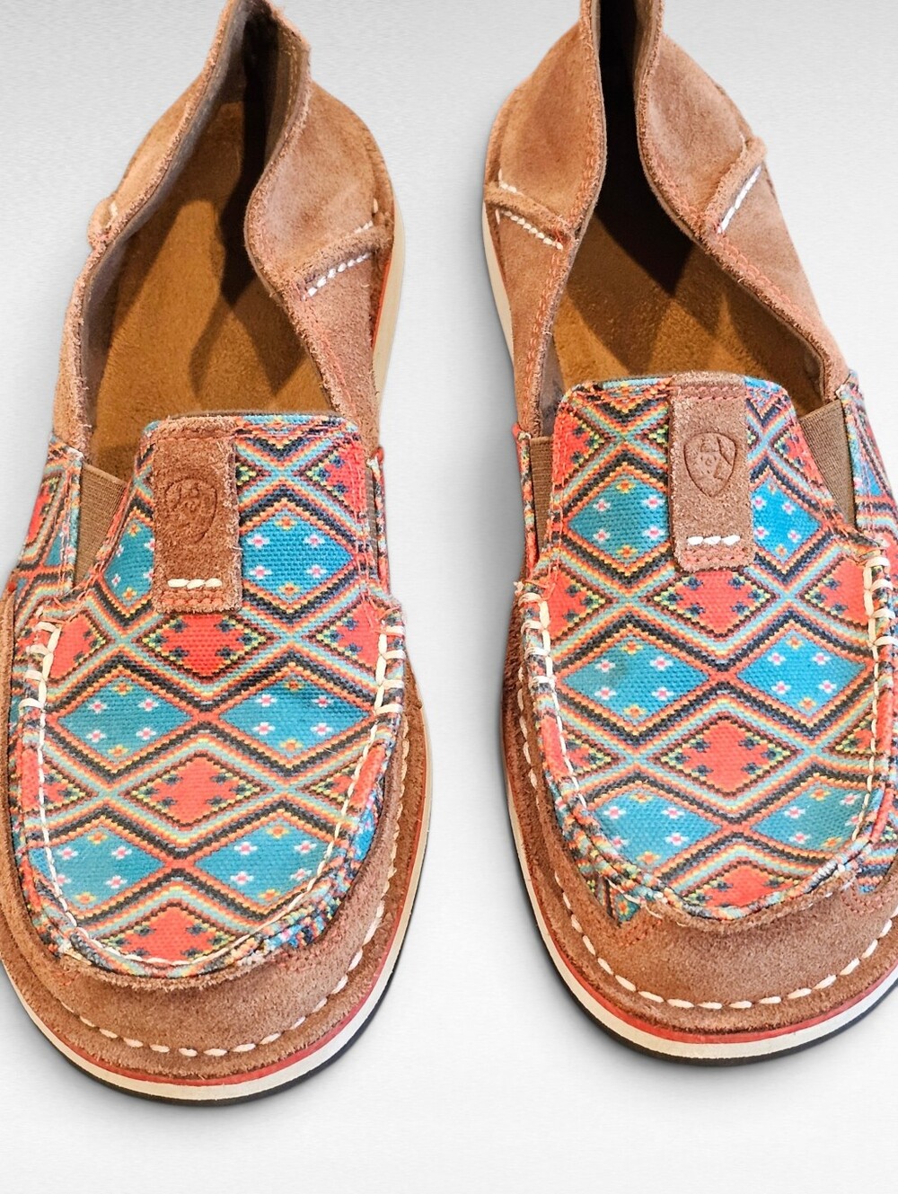 Ariat Southwestern Print Slip On Cruiser Loafers Size 8.5B - Picture 15 of 15